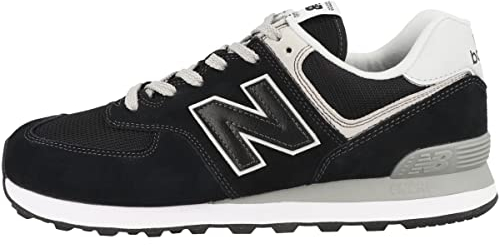New Balance 574v2 Core, Zapatillas Hombre, Negro Black White, 46.5 EU