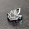 HCMA 925 Sterling Silber Handgemachte Lotus Blume Ringe Fingerschmuck Für Frauen Retro Schmuck
