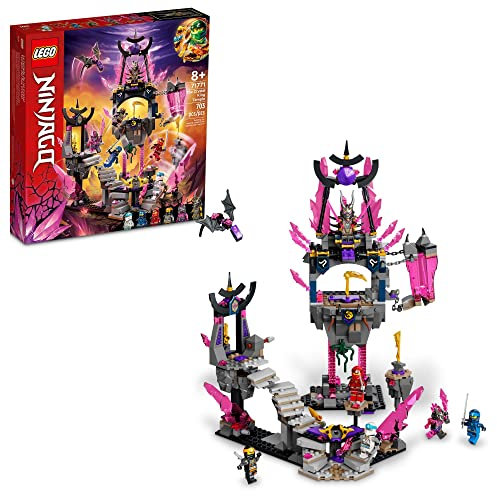 LEGO NINJAGO The Crystal King Temple 71771 Juego de juguetes de construcción Ninja para niños, niñas y niños a partir de 8 años (703 piezas)