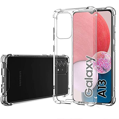 Totill Compatible For Samsung A13 and A04S Case, 4G and 5G Crystal Clear Phone Cover, Shockproof Smartphone For Galaxy A13 Phone Case-Transparent