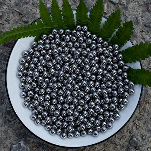 Agidea 200PCS Nail Polish Mixing Agitator Balls, 316 Stainless Steel Bearing Balls Essential Oil Mixer, Corrosion Resistance Paint Mixing Balls, 5mm/apr. 0.19”