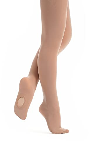 tanzmuster Ballettstrumpfhose Damen - Dana - mit Ballenloch - Strumpfhose fürs Ballett - Ballettkleidung für Erwachsene