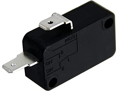 For micro-ondes V16-FC-63 interrupteur de porte 16 A 125 V/250 V verrouillage de porte, for four à micro-ondes Samsung LG 3B73362F PS3522738 PS2361113 AP4429920, largeur de borne 3/16'' (normalement o