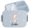 Kinder Bento Box Midi für Mepal Bentobox - Brotbox süßer Hase Vesperdose Hasen Jausenbox Langohr Lunchbox Bunny I Ostern - 900 ml - Hellblau - brotbüchse kindergarten brotdose mädchen schule