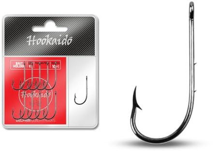 10 x DELPHIN HKD BAITHOLDER starker Aalhaken Wurmhaken Köderfischhaken von #1 bis #12 erhältlich (6)