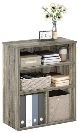 Furinno Pasir Bücherregal mit 3 Ebenen, Französische Eiche