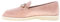 Hogan Donna Mocassino H642 destrutturato in camoscio Rosa Antico con Accessorio H smaltato Color Rosa Size 38.5