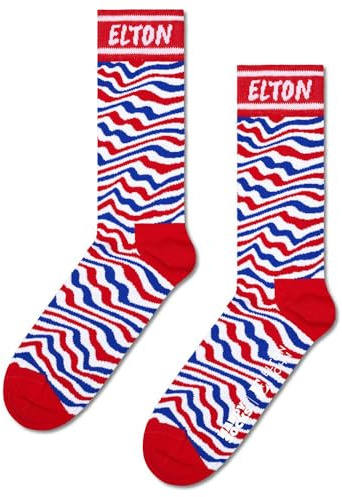 Happy Socks ELTON JOHN STRIPED SOCK ELTON JOHN (DE/NL/SE/PL, Numerisch, 41, 46, Regular, Regular, Mehrfarbig)