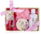 Accentra – Duschset Frauen Geschenkset SWEET PEONY in schöner Geschenkbox – 4-teiliges Pflegeset mit Duschgel, Bodylotion, Körperbutter und Netzschwamm – Geschenk Set zum Valentinstag & Muttertag