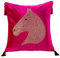 HLASMSPE Dekokissen mit Rosenmotiv, Samt, Schmetterling, Diamant-Dekor, Heimdekoration, Rücken- und Lendenwirbelstützkissen für Autositz, Sofa, Schlafzimmer, 45 x 45 cm