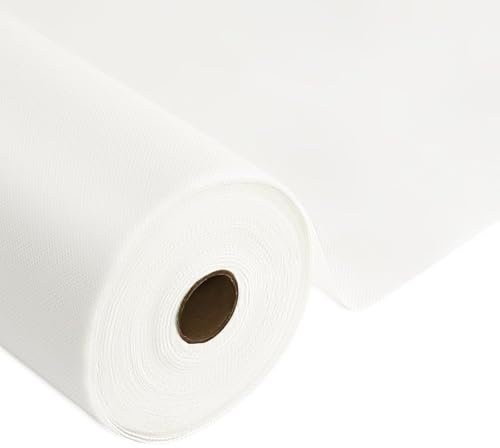 Tischdeckenrolle,Weiß,1 × 45m,1 Rolle Tischdecke,Einweg Vlies Stoffähnlich,ideal für Jede Party,Hochzeit,Geburtstagsfeier,Gastronomie,Größe und Farbe nach Wahl