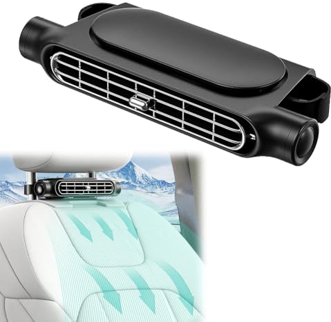 Ventilatore per auto, portatile USB, ventola di raffreddamento universale, ventilatore per auto elettrica, velocità regolabile, silenzioso, per Jeep, furgoni, camion