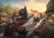 MIGHTYPRINT Harry Potter – Hogwarts Express von Thomas Kinkade Studios – langlebige Wandkunst, 61 x 43 cm, nicht aus Papier, offizielles Lizenzprodukt