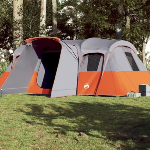 Rantry Tunnelzelt für Familien, für 16 Personen, grau, wasserdicht, Gartenmöbel für den Außenbereich