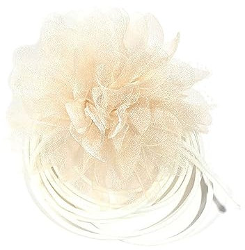 Watreketal Collier,Collier ras du cou en forme de rose avec grosses fleurs accessoires à la mode bijoux de fête tissu pour femmes et filles