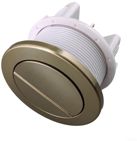 LSDLOUYAQNG Flush button Stylish Toilet Button in Brushed Brass for Enhanced Bathroom Aesthetics
