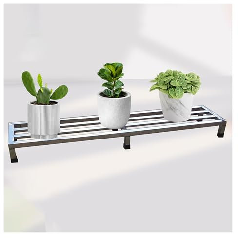 Générique Support for Plantes, Plateaux de Sol, Base for appareils, Support d'étagère en Acier Inoxydable, Support de Sol for terrasse, Cuisine, Salon(31.5x15.75in(80x40cm))