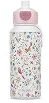 Mepal - Trinkflasche Pop-up Campus - Wasserflasche - Little Dutch - Auslaufsichere Flasche für die Schule - Wiederverwendbar - BPA-frei & Spülmaschinenfest - 400 ml - Fairy Wonders