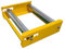 predolo Cable Drum Roller Reel Stand Roller Simple Operate Steel Adjustable Sturdy Cord Management Reel Dispenser for Wire Reels, Yellow