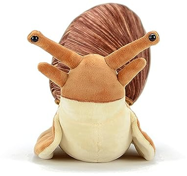 Kuscheltier Schnecken- Superweich Pillow Interessant Stofftier Schnecken Offizielles Plüschtier Begleiter Baby und Kinder Spielzeug Geschenk für Halloween Weihnachten Mädchen und Jungen (40cm, Gelb)