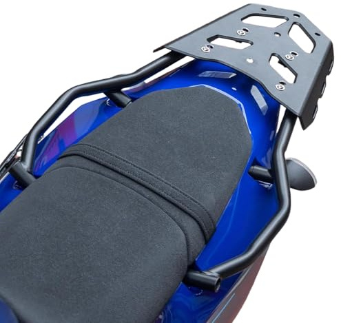 Porte Bagages Paquet Arrière pour Tenere 700 2018–2026 | Top case platine de support, Passager Barre D'appui, Facile à Installer, Solide