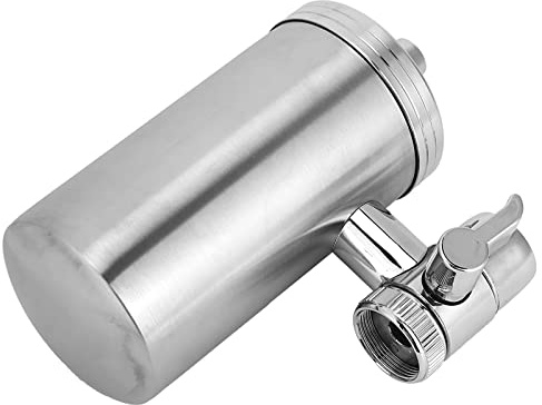 TIKATARER Filtro de Agua para Montaje en Grifo, Purificador de Grifo para Fregadero de Cocina de Acero Inoxidable, Filtro de Membrana de Ultrafiltración de 2 Salidas con Diseño Eficiente, Ideal para
