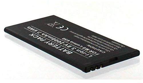 Akkuversum Akku kompatibel mit Microsoft Lumia 650, Handy/Smartphone Li-Ion Batterie