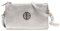 Long & Son Women's Medium Clutch, Wristlet, Shoulder,Cross-Body Bags 23321 (Silver)
