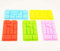 Selecto Bake Building Bricks - Bandejas de silicona para cubitos de hielo, molde de chocolate, molde de caramelos para decoración de tartas y cupcakes de fiesta infantil, bloques antiadherentes para