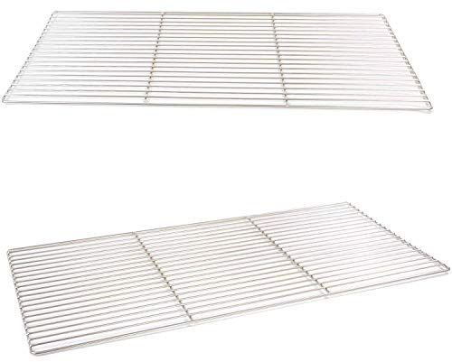 Grillrost 65 x 40 cm aus Edelstahl rostfrei und elektropoliert