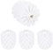 SacJkt Toilet Brush Replacement, 4pcs Durable Round Brushes Head, Ideal Cleaning Accessory for Toilet Cleaning Brushes(Suitable for Brush Holder with a Diameter of 12mm)
