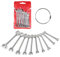alladaga Mini set di chiavi combinate in acciaio inox utensili di riparazione piccole chiavi (SAE)