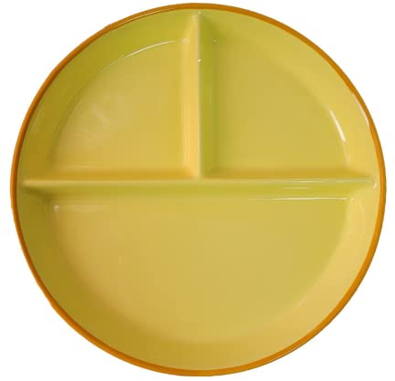Fondueteller 4 Teiliges Set Fondue Teller Bunt Porzellan, Rund 21.9cm/8.6inch