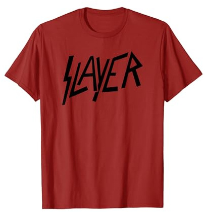 Slayer - Black Classic Logo T-Shirt, Herren, Cranberry, XL