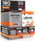 180 Piles pour appareils acoustiques Rayovac Extra Advanced 13. 180 Piles : 120 Rayovac + 60 Udivita