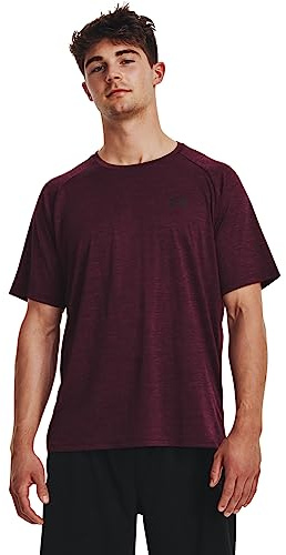 Under Armour Tech 2.0 Herren-T-Shirt, kurzärmelig, (603) Dark Maroon/Black, 4X-Large Hoch