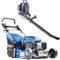 Hyundai 19 48cm / 480mm Self Propelled Electric Start 139cc Petrol Roller Lawnmower, & Petrol Leafblower Backpack Bundle 3 Year Warranty