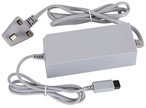 Power Supply Cable for WII, AC Adapter Charger Cable for WII Gamepad Universal Charger Cable Cord Replacement for Wii Gamepad UK Plug AC100-240V