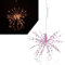 DbKW LED Glitzerstern, Weihnachtsstern mit 60 LED´s und Dekoperlen - OUTDOOR geeignet! (Pink)