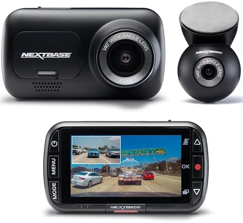 Nextbase 320XR Front und Rear Dashcam 1080p mit 30 FPS G-Sensor Parkmodus