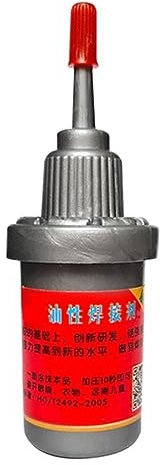 DTREEL Pegamento aceitoso de alta resistencia para soldadura, pegamento superadhesivo universal Uniglue, súper pegamento multiusos, pegamento instantáneo poderoso para metal, vidrio, plástico, madera,