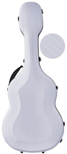 Gitarrenkoffer für klassische Gitarre 39” - 4/4 Fiberglass Ultra Light special silber M-case