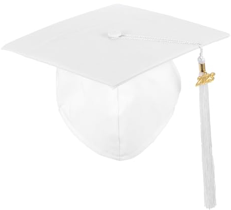 Toyvian Abschlusskappe 2023 doktorhut kaufen doktor hut Basteln für Erwachsene weiterführende Schule Motorhaube für Männer Zylinder Abschlusshüte aus Polyester Abschlussfeier Mütze matt