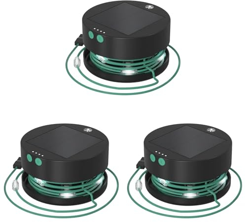 Janasiba 3X luz de camping al aire libre guirnaldas solares LED lámpara de camping cargador de teléfono gadgets al aire libre equipo de camping