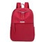 Sac à dos pour ordinateur portable, sac d'école, sac à dos antivol pour femme, convient pour ordinateur portable de 14 pouces, voyage, travail, université, sac à dos décontracté, rouge