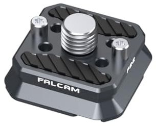 Placa de liberación rápida básica FALCAM F22 para Jaula de cámara F22, Compatible con Orificios roscados de 1/4 para conexión con Equipo fotográfico