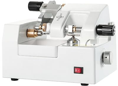 STMKB Meuleuse De Verres, Machine De Coupe Rapide De Lunettes, Coupe Lisse Et Rapide, Bouton De Réglage pour Une Coupe Précise, pour Magasin D'optique, Centres De Formation en Optométrie