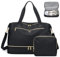 VNINE Weekender Reisetasche Damen Sporttasche Handgepäck Tasche Groß Kliniktasche Geburt Travel Bag Duffle Bag mit Schuhfach Kulturbeutel für Flugzeug Reisen