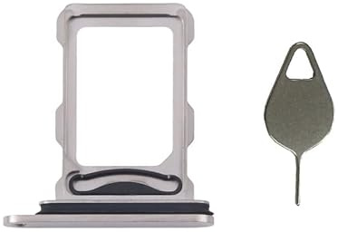 Nano Dual SIM Kartenfach Slot Halter Adapter Ersatz für iPhone 16 Pro / iPhone 16 Pro Max Mit Pin Natural