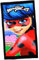 alles-meine.de GmbH Badetuch/Strandtuch - Miracul. - Geschichten von Ladybug und Cat Noir - 70 cm * 140 cm - Frottee/Velours - 100% Baumwolle - Handtuch - Mädchen & Jung..